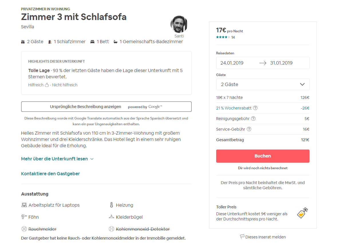 Billigflug nach Sevilla, Spanien ab Hamburg ( 7 Tage, Hin & Zurück ) für nur 💶 27€ 💶 - Jetzt buchen! 4