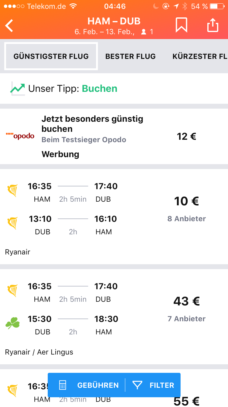 Für 10 EUR Billigflug nach Dublin im Februar ( Billigflug ab Hamburg ) -- Mega Schnäppchen für Frühbucher 4