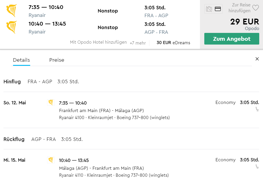 Urlaub an der Costa del Sol! Billigflug von Frankfurt nach Malaga für nur 29€ 4